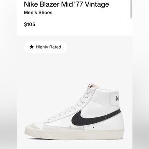 Men’s Nike Blazer Mid ‘77 Vintage BRAND NEW